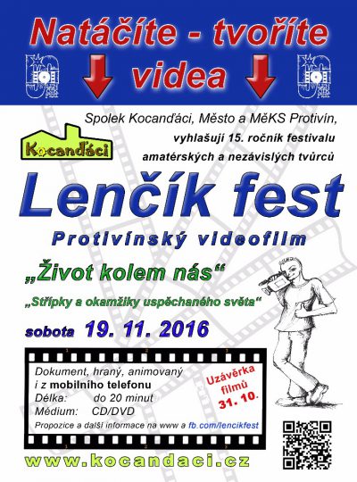 19.11.2016 - Lenčík fest 2016 - Protivínský videofim