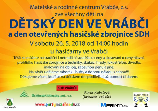 26.5.2018 - Dětský den Vrábče - MRC Vrábče