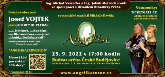 Muzikál Angelika 25. 9. 2022 s RADAMBUKem - RADAMBUK | Rada dětí a mládeže Jihočeského kraje