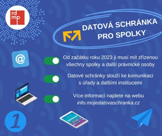Povinné datové schránky pro spolky od 1. 1. 2023 - RADAMBUK | Rada dětí a mládeže Jihočeského kraje