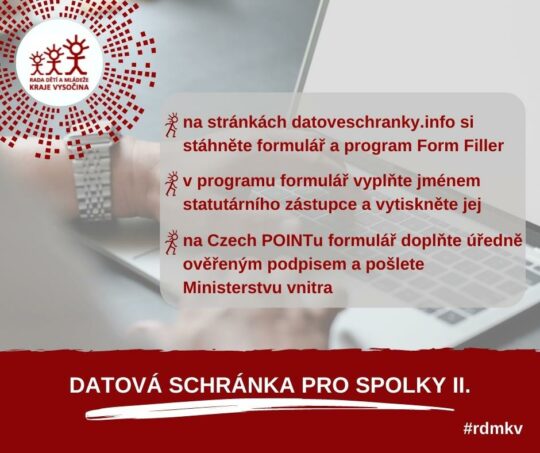 Povinné datové schránky pro spolky od 1. 1. 2023 - RADAMBUK | Rada dětí a mládeže Jihočeského kraje