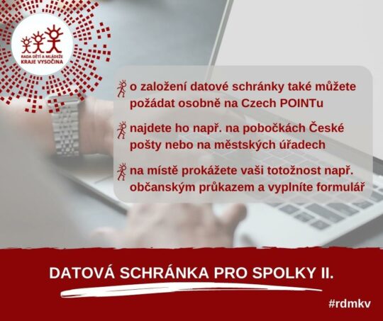 Povinné datové schránky pro spolky od 1. 1. 2023 - RADAMBUK | Rada dětí a mládeže Jihočeského kraje