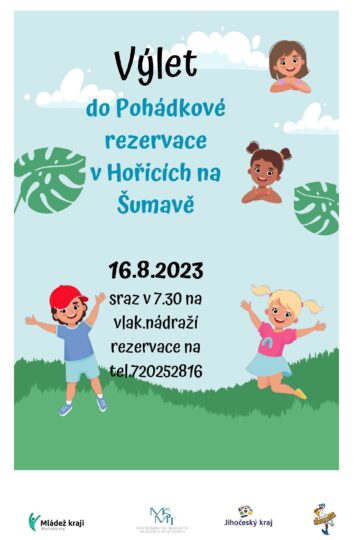 Projekt Mládež kraji – Výlet do Pohádkové rezervace - RADAMBUK | Rada dětí a mládeže Jihočeského kraje