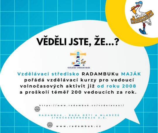 Věděli jste, že….? - RADAMBUK | Rada dětí a mládeže Jihočeského kraje