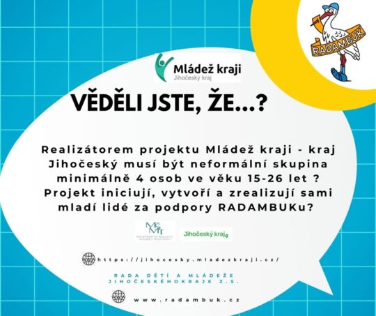 Věděli jste, že….? - RADAMBUK | Rada dětí a mládeže Jihočeského kraje