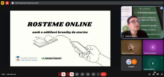 18.6.2025- online seminář Rosteme online – Vzdělávačky - RADAMBUK | Rada dětí a mládeže Jihočeského kraje