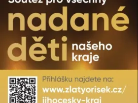 3.ročník krajského kola Zlatý oříšek Jihočeského kraje přihlášky do 13.9.2026