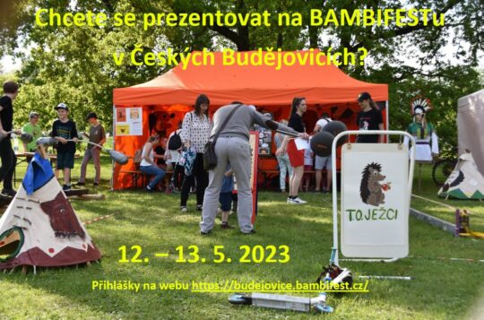 BAMBIFEST 12. – 13. 5. 2023 Sportovní hala České Budějovice - RADAMBUK | Rada dětí a mládeže Jihočeského kraje