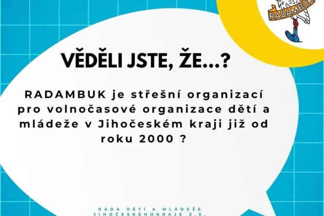 Historie - RADAMBUK | Rada dětí a mládeže Jihočeského kraje