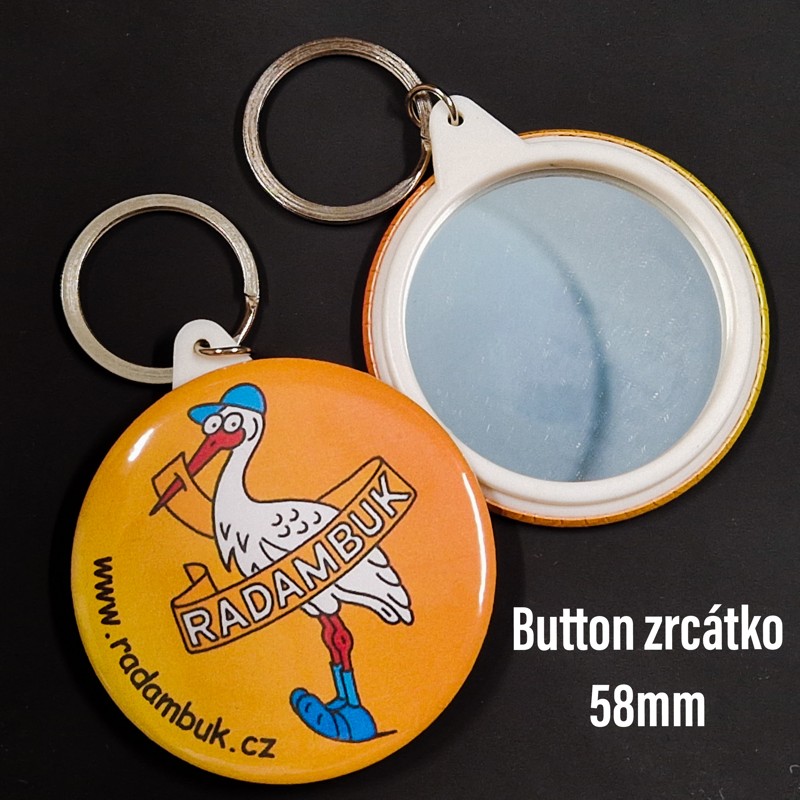 Nabízíme výrobu buttonů se špendlíky, magnety, zrcátka, ovíráky, klíčenky - RADAMBUK | Rada dětí a mládeže Jihočeského kraje