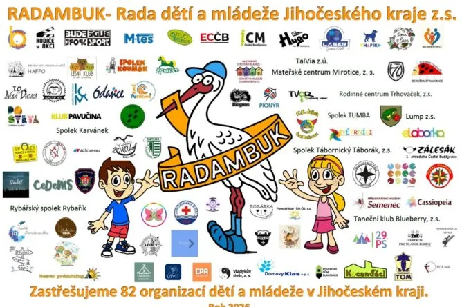 Členské organizace - RADAMBUK | Rada dětí a mládeže Jihočeského kraje