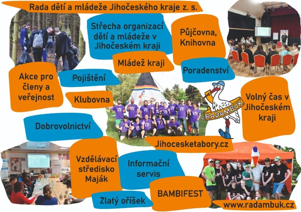 Staňte se členem RADAMBUKu - RADAMBUK | Rada dětí a mládeže Jihočeského kraje