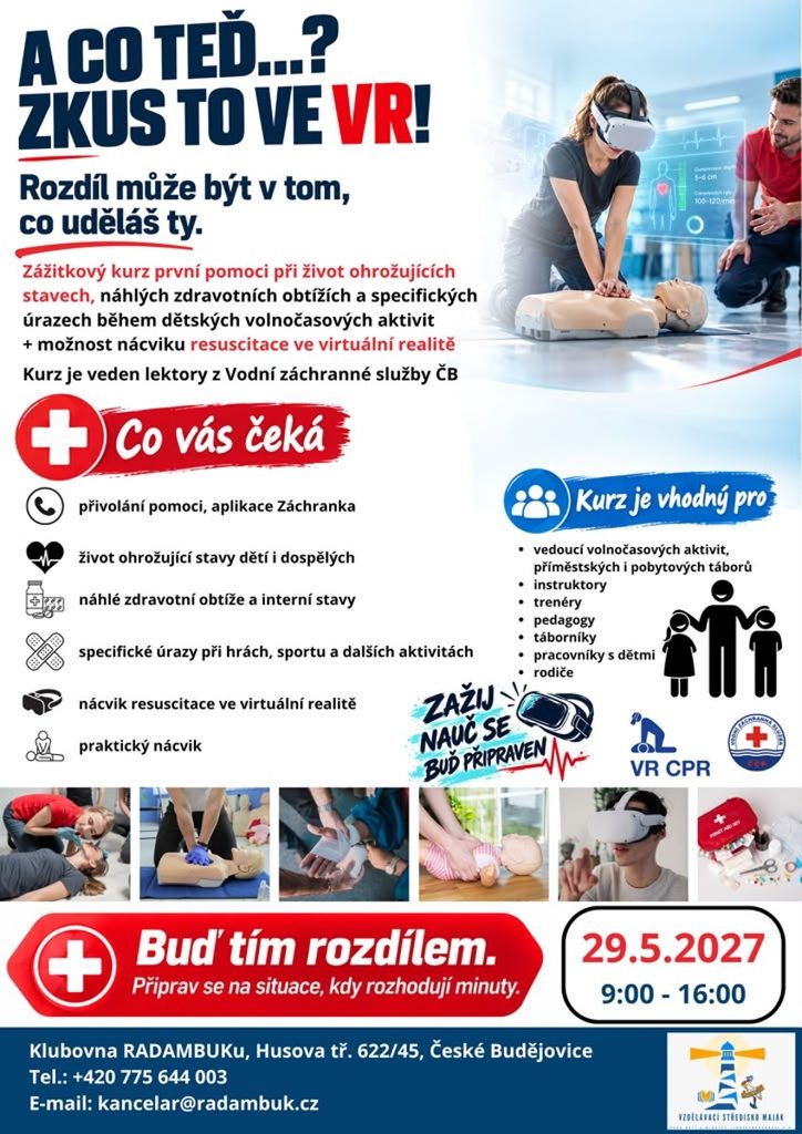 A co teď..? Zkus to ve VR! 29.5.2027 - RADAMBUK | Rada dětí a mládeže Jihočeského kraje